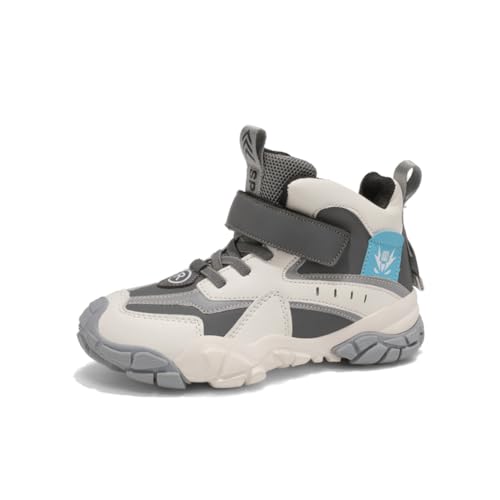 Kinderschuhe Wasserdichtes Leder Jungen Sportschuhe Mädchen Turnschuhe Laufschuhe Outdoor Walking Jogging Running Fitnesss Tennis rutschfest Hallenschuhe Blau EU 31 von Ouoruee