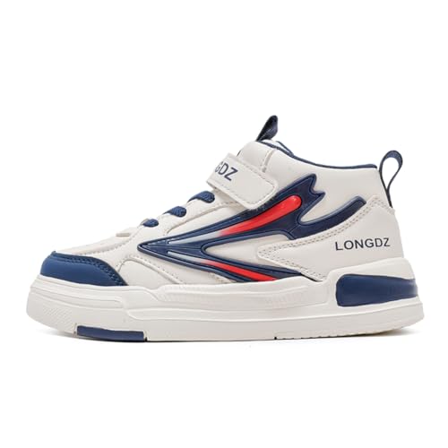 Kinderschuhe Wasserdichtes Leder Jungen Sportschuhe Mädchen Turnschuhe Laufschuhe Outdoor Walking Jogging Running Fitnesss Tennis rutschfest Hallenschuhe Dunkelblau EU 30 Kinderschuhe Wasserdichtes Leder Jungen Sportschuhe Mädchen Turnschuhe Laufschuhe Outdoor Walking Jogging Running Fitnesss Tennis rutschfest Hallenschuhe Dunkelblau EU 30 von Ouoruee
