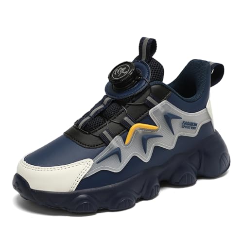 Kinderschuhe Wasserdichtes Leder Jungen Sportschuhe Mädchen Turnschuhe Laufschuhe Outdoor Walking Jogging Running Fitnesss Tennis rutschfest Hallenschuhe Dunkelblau EU 34 Kinderschuhe Wasserdichtes Leder Jungen Sportschuhe Mädchen Turnschuhe Laufschuhe Outdoor Walking Jogging Running Fitnesss Tennis rutschfest Hallenschuhe Dunkelblau EU 34 von Ouoruee
