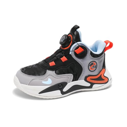 Kinderschuhe Wasserdichtes Leder Jungen Sportschuhe Mädchen Turnschuhe Laufschuhe Outdoor Walking Jogging Running Fitnesss Tennis rutschfest Hallenschuhe Schwarz-Orange EU 40 Kinderschuhe Wasserdichtes Leder Jungen Sportschuhe Mädchen Turnschuhe Laufschuhe Outdoor Walking Jogging Running Fitnesss Tennis rutschfest Hallenschuhe Schwarz-Orange EU 40 von Ouoruee