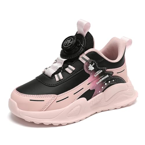 Kinderschuhe Wasserdichtes Leder Jungen Sportschuhe Mädchen Turnschuhe Laufschuhe Outdoor Walking Jogging Running Fitnesss Tennis rutschfest Hallenschuhe Schwarz und Pink EU 38 Kinderschuhe Wasserdichtes Leder Jungen Sportschuhe Mädchen Turnschuhe Laufschuhe Outdoor Walking Jogging Running Fitnesss Tennis rutschfest Hallenschuhe Schwarz und Pink EU 38 von Ouoruee
