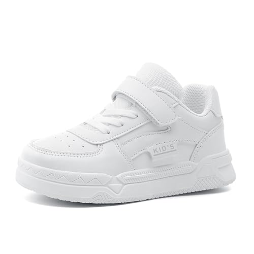 Kinderschuhe Wasserdichtes Leder Jungen Sportschuhe Mädchen Turnschuhe Laufschuhe Outdoor Walking Jogging Running Fitnesss Tennis rutschfest Hallenschuhe Weiß EU 29 Kinderschuhe Wasserdichtes Leder Jungen Sportschuhe Mädchen Turnschuhe Laufschuhe Outdoor Walking Jogging Running Fitnesss Tennis rutschfest Hallenschuhe Weiß EU 29 von Ouoruee