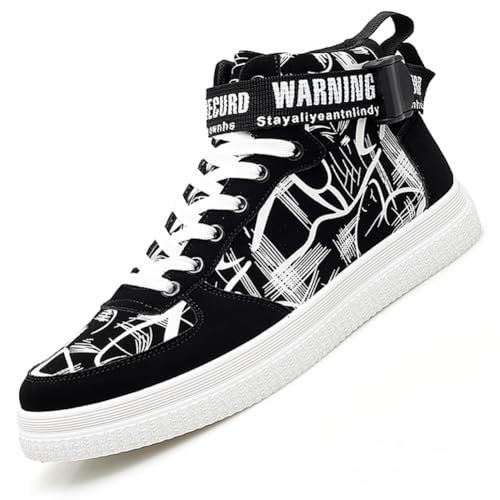 Ouoruee Herren Mode Turnschuhe Damen Leichte Wanderschuhe Laufen Atmungsaktiv lässige Sneakers Unisex Wasserdicht Winterschuhe rutschfest Trekking Warme Gefüttert Winterstiefel SWeiß 41 EU von Ouoruee