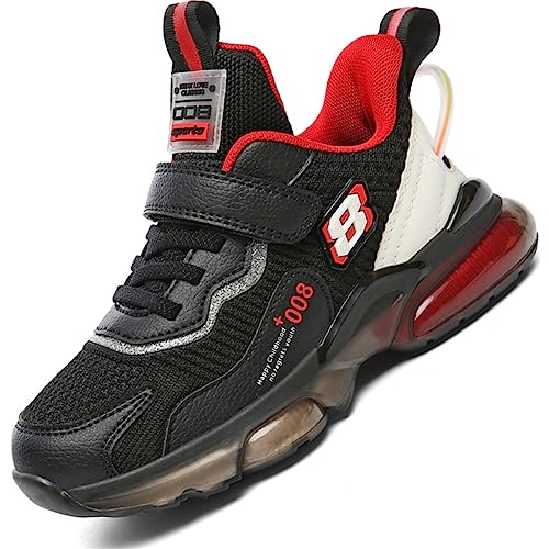 Ouoruee Turnschuhe Jungen Klettverschluss Kinder Schuhe Kinderschuhe Schwarz EU 28 von Ouoruee