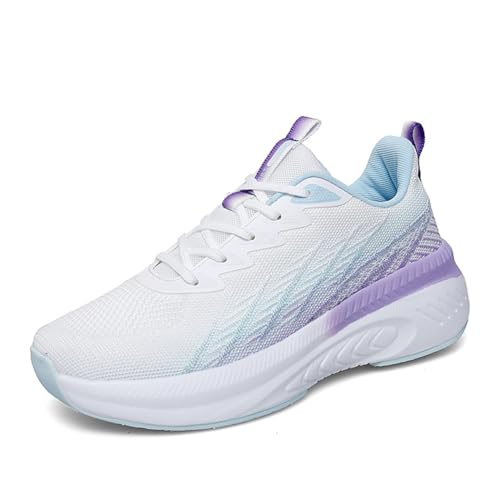 Sneaker Damen Turnschuhe Laufschuhe Sportschuhe Joggingschuhe Running Schuhe Walkingschuhe Outdoor Straßenlaufschuhe Atmungsaktiv Blau EU 41 von Ouoruee