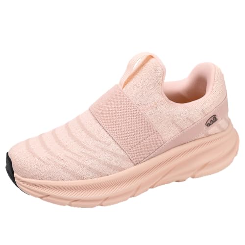 Sneaker Damen Turnschuhe Laufschuhe Sportschuhe Joggingschuhe Running Schuhe Walkingschuhe Outdoor Straßenlaufschuhe Atmungsaktiv Rosa EU 41 von Ouoruee