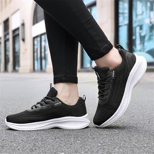 Sneaker Damen Turnschuhe Laufschuhe Sportschuhe Joggingschuhe Running Schuhe Walkingschuhe Outdoor Straßenlaufschuhe Atmungsaktiv Rosa EU 41 von Ouoruee