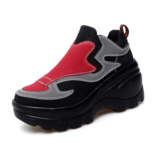 Sneaker Damen Turnschuhe Laufschuhe Sportschuhe Joggingschuhe Running Schuhe Walkingschuhe Outdoor Straßenlaufschuhe Atmungsaktiv Rot und Schwarz EU 40 Sneaker Damen Turnschuhe Laufschuhe Sportschuhe Joggingschuhe Running Schuhe Walkingschuhe Outdoor Straßenlaufschuhe Atmungsaktiv Rot und Schwarz EU 40 von Ouoruee