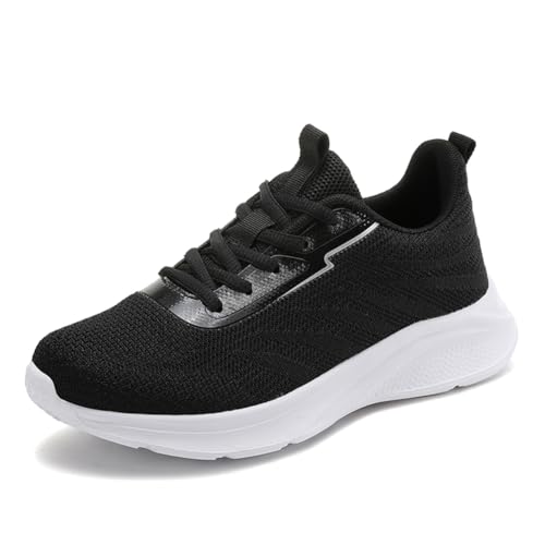 Sneaker Damen Turnschuhe Laufschuhe Sportschuhe Joggingschuhe Running Schuhe Walkingschuhe Outdoor Straßenlaufschuhe Atmungsaktiv Schwarz EU 37 von Ouoruee