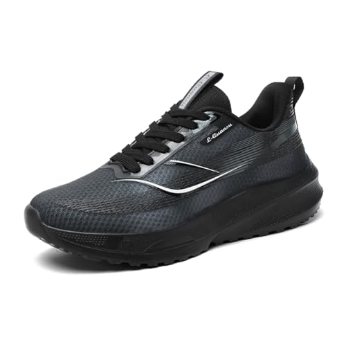 Sneaker Damen Turnschuhe Laufschuhe Sportschuhe Joggingschuhe Running Schuhe Walkingschuhe Outdoor Straßenlaufschuhe Atmungsaktiv Schwarz EU 40 von Ouoruee
