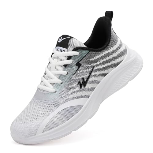 Sneaker Damen Turnschuhe Laufschuhe Sportschuhe Joggingschuhe Running Schuhe Walkingschuhe Outdoor Straßenlaufschuhe Atmungsaktiv Weiß-Schwarz EU 36 Sneaker Damen Turnschuhe Laufschuhe Sportschuhe Joggingschuhe Running Schuhe Walkingschuhe Outdoor Straßenlaufschuhe Atmungsaktiv Weiß-Schwarz EU 36 von Ouoruee