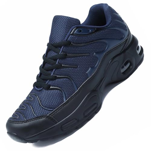 Sneaker Herren Damen Turnschuhe Laufschuhe Sportschuhe Joggingschuhe Running Schuhe Walkingschuhe Outdoor Straßenlaufschuhe Luftpolster Atmungsaktiv Blau EU 42 von Ouoruee