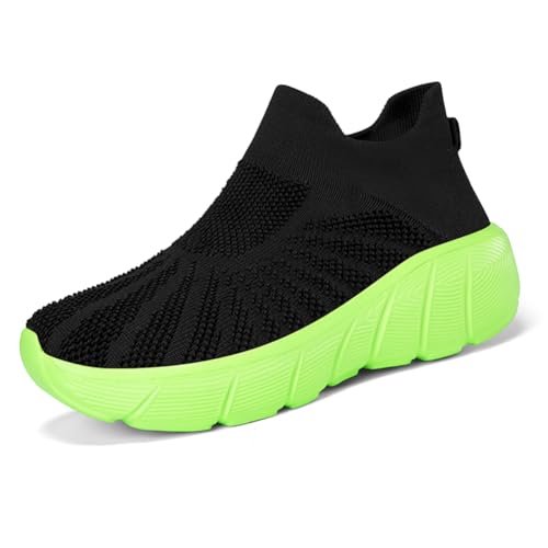 Sneaker Herren Damen Turnschuhe Laufschuhe Sportschuhe Joggingschuhe Running Schuhe Walkingschuhe Outdoor Straßenlaufschuhe Luftpolster Atmungsaktiv Dunkelgrün EU 45 von Ouoruee