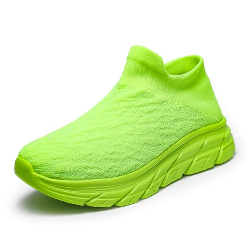 Sneaker Herren Damen Turnschuhe Laufschuhe Sportschuhe Joggingschuhe Running Schuhe Walkingschuhe Outdoor Straßenlaufschuhe Luftpolster Atmungsaktiv Grün EU 37 von Ouoruee
