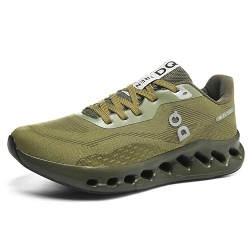 Sneaker Herren Damen Turnschuhe Laufschuhe Sportschuhe Joggingschuhe Running Schuhe Walkingschuhe Outdoor Straßenlaufschuhe Luftpolster Atmungsaktiv Grün EU 40 von Ouoruee