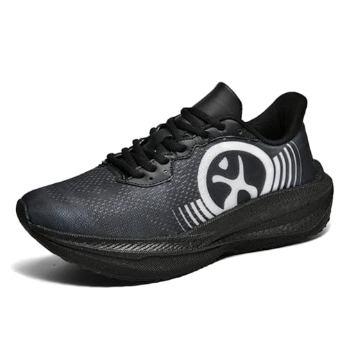 Sneaker Herren Damen Turnschuhe Laufschuhe Sportschuhe Joggingschuhe Running Schuhe Walkingschuhe Outdoor Straßenlaufschuhe Luftpolster Atmungsaktiv Schwarz EU 39 von Ouoruee