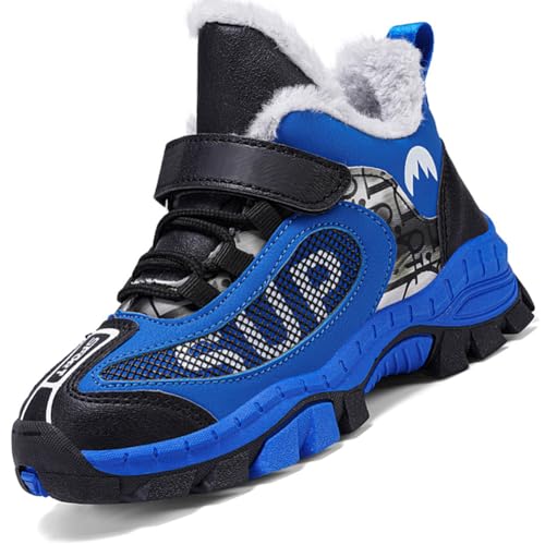 Winterschuhe Jungen Wanderschuhe Schneestiefel Jungen Trekkingschuhe Kinder Warm Wanderstiefel für Warme Gefütterte Winterstiefel Outdoor Baumwollschuhe Blau EU 39 Winterschuhe Jungen Wanderschuhe Schneestiefel Jungen Trekkingschuhe Kinder Warm Wanderstiefel für Warme Gefütterte Winterstiefel Outdoor Baumwollschuhe Blau EU 39 von Ouoruee