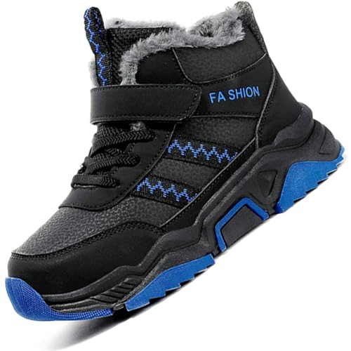 Winterschuhe Jungen Wanderschuhe Schneestiefel Jungen Trekkingschuhe Kinder Warm Wanderstiefel für Warme Gefütterte Winterstiefel Outdoor Baumwollschuhe SBlau EU 37 Winterschuhe Jungen Wanderschuhe Schneestiefel Jungen Trekkingschuhe Kinder Warm Wanderstiefel für Warme Gefütterte Winterstiefel Outdoor Baumwollschuhe SBlau EU 37 von Ouoruee