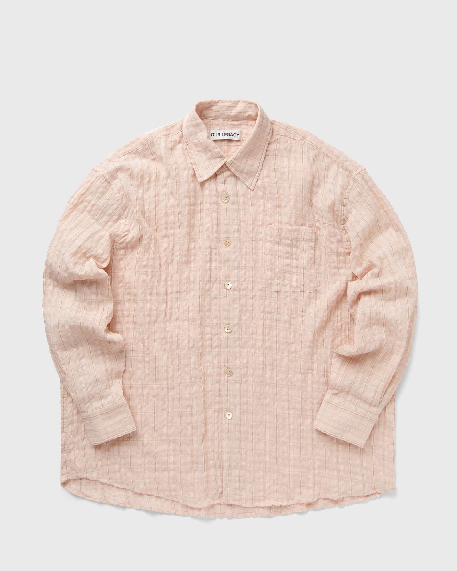Our Legacy BORROWED SHIRT men Longsleeves pink in Größe:L von Our Legacy
