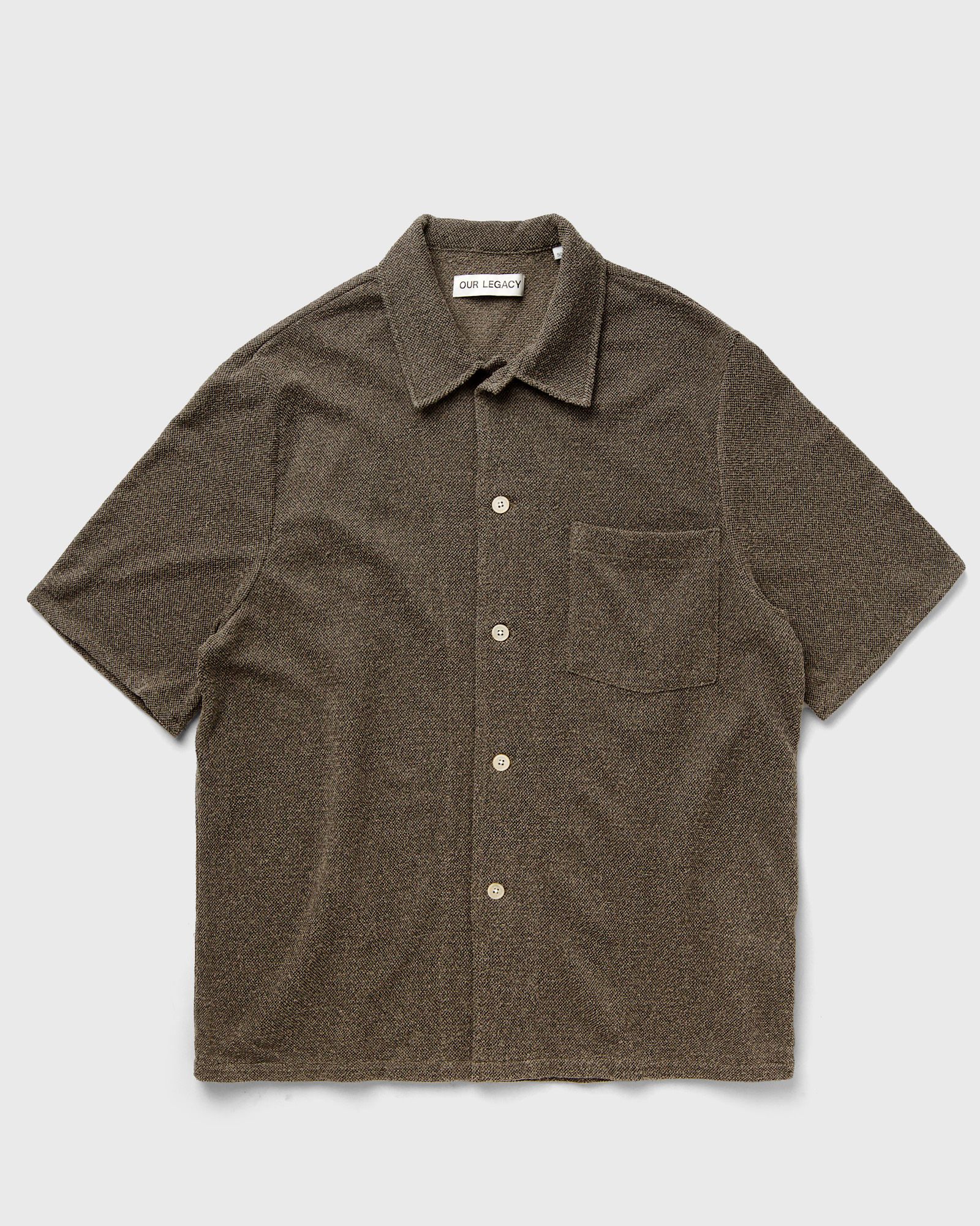 Our Legacy BOX SHIRT SHORTSLEEVE men Shortsleeves brown in Größe:L von Our Legacy