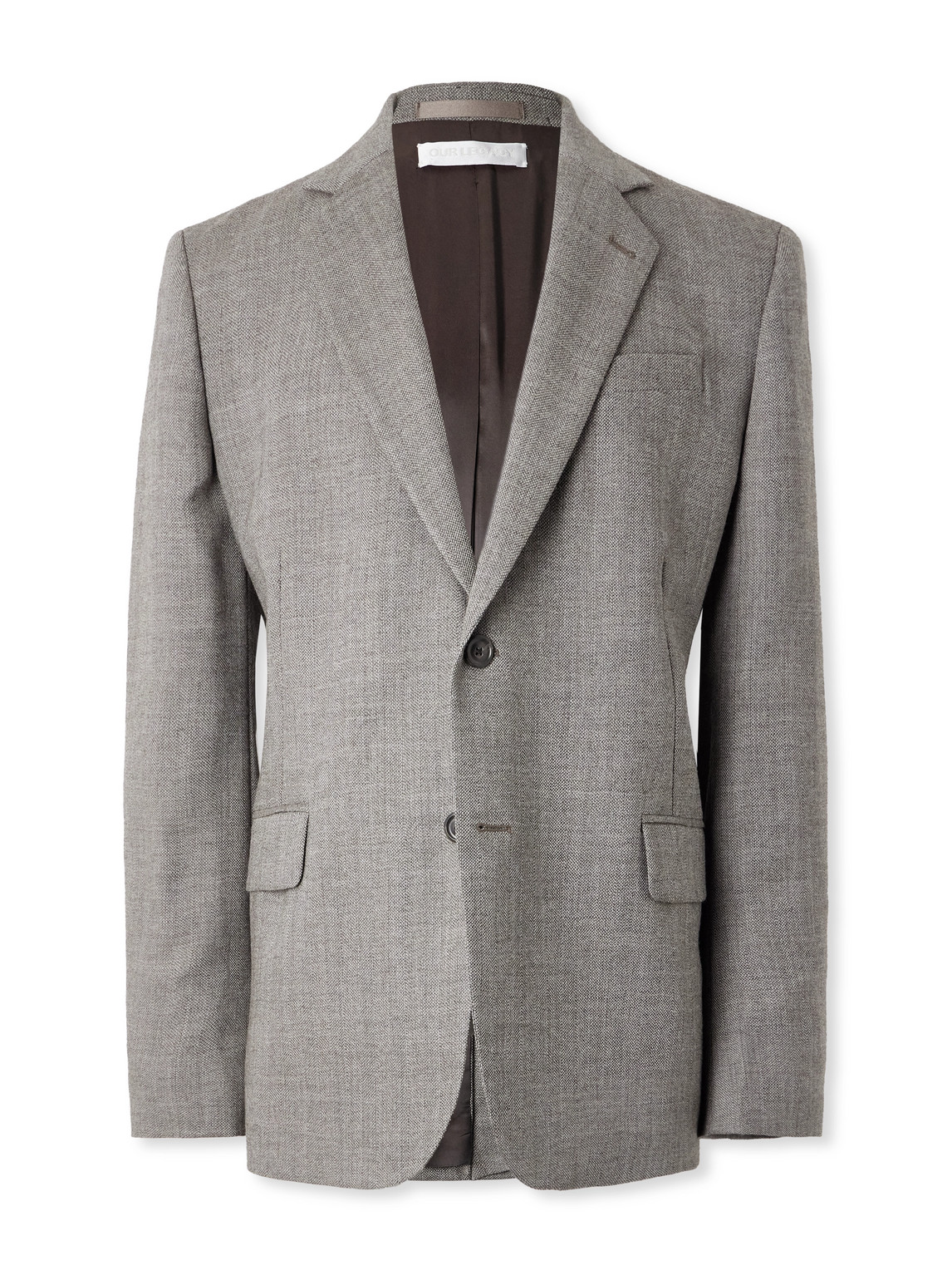 Our Legacy - Ceremony Oversized Textured-Wool Blazer - Men - Gray - IT 48 Our Legacy - Ceremony Oversized Textured-Wool Blazer - Men - Gray - IT 48 von Our Legacy