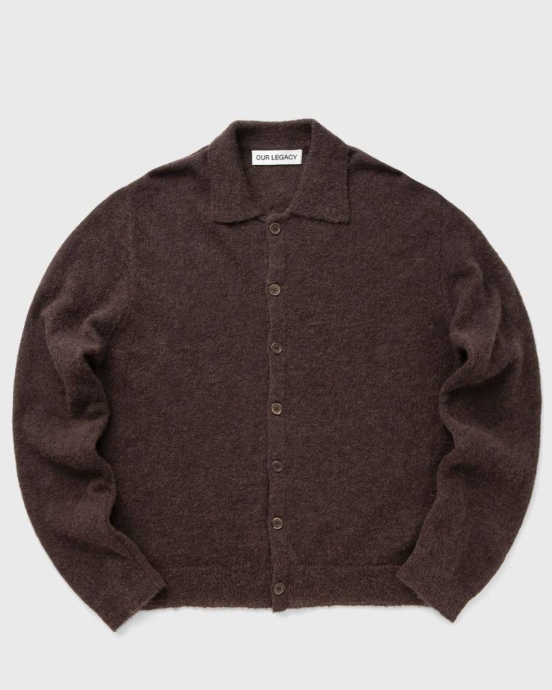 Our Legacy EVENING POLO men Zippers & Cardigans brown in Größe:L von Our Legacy