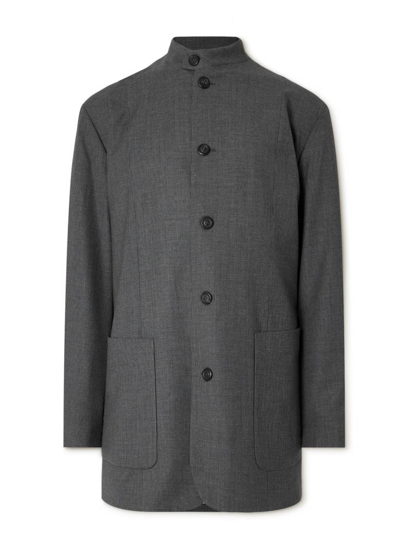 Our Legacy - Emporio Armani Ampolla Oversized Checked Wool-Blend Jacket - Men - Blue - IT 50 von Our Legacy