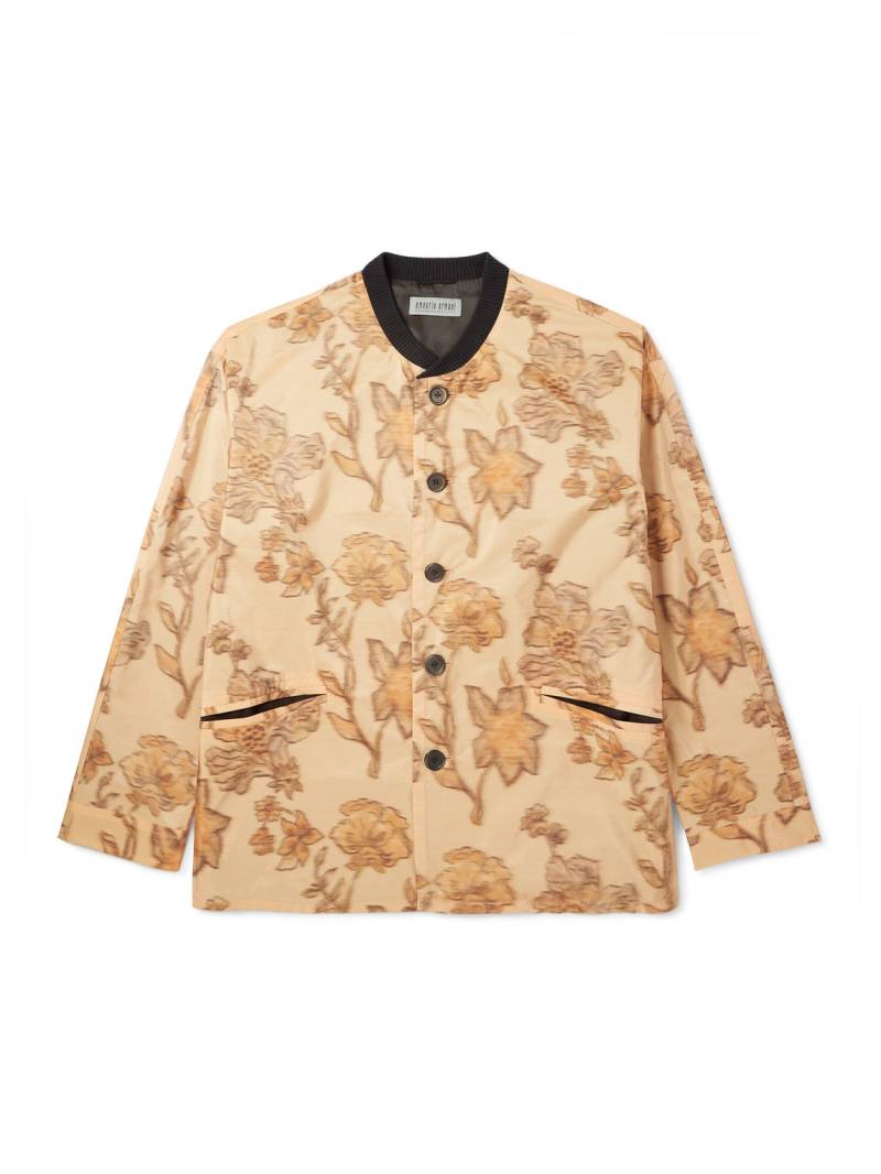 Our Legacy - Emporio Armani Sera Floral-Print Shell Jacket - Men - Orange - IT 46 von Our Legacy