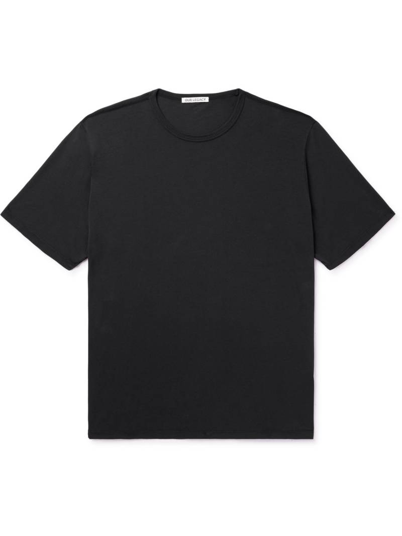 Our Legacy - New Box Cotton-Jersey T-Shirt - Men - Black - IT 44 von Our Legacy