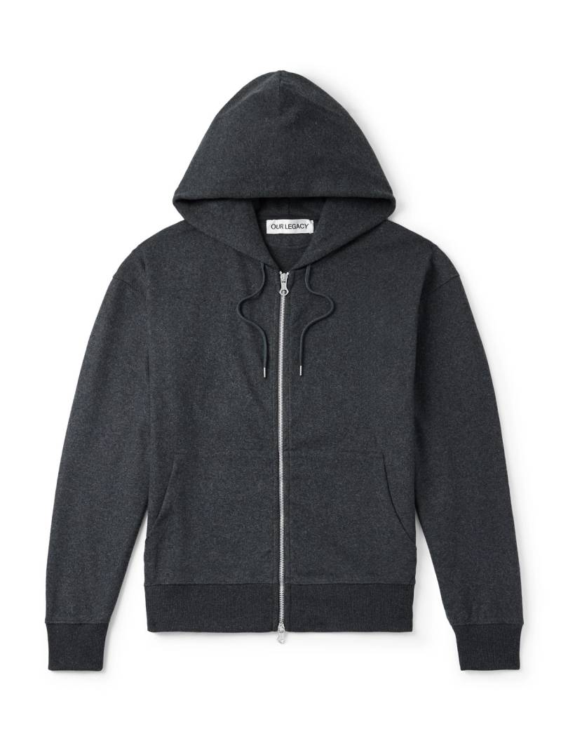 Our Legacy - Rascal Jersey Zip-Up Hoodie - Men - Gray - IT 50 von Our Legacy