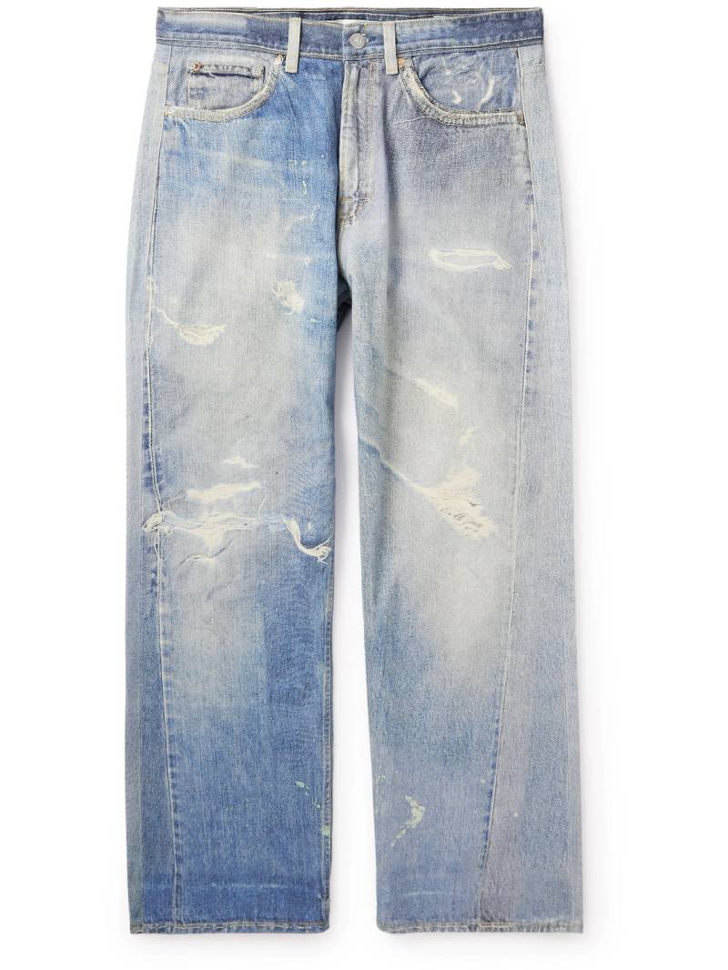 Our Legacy - Third Cut Straight-Leg Printed Jeans - Men - Blue - UK/US 33 von Our Legacy