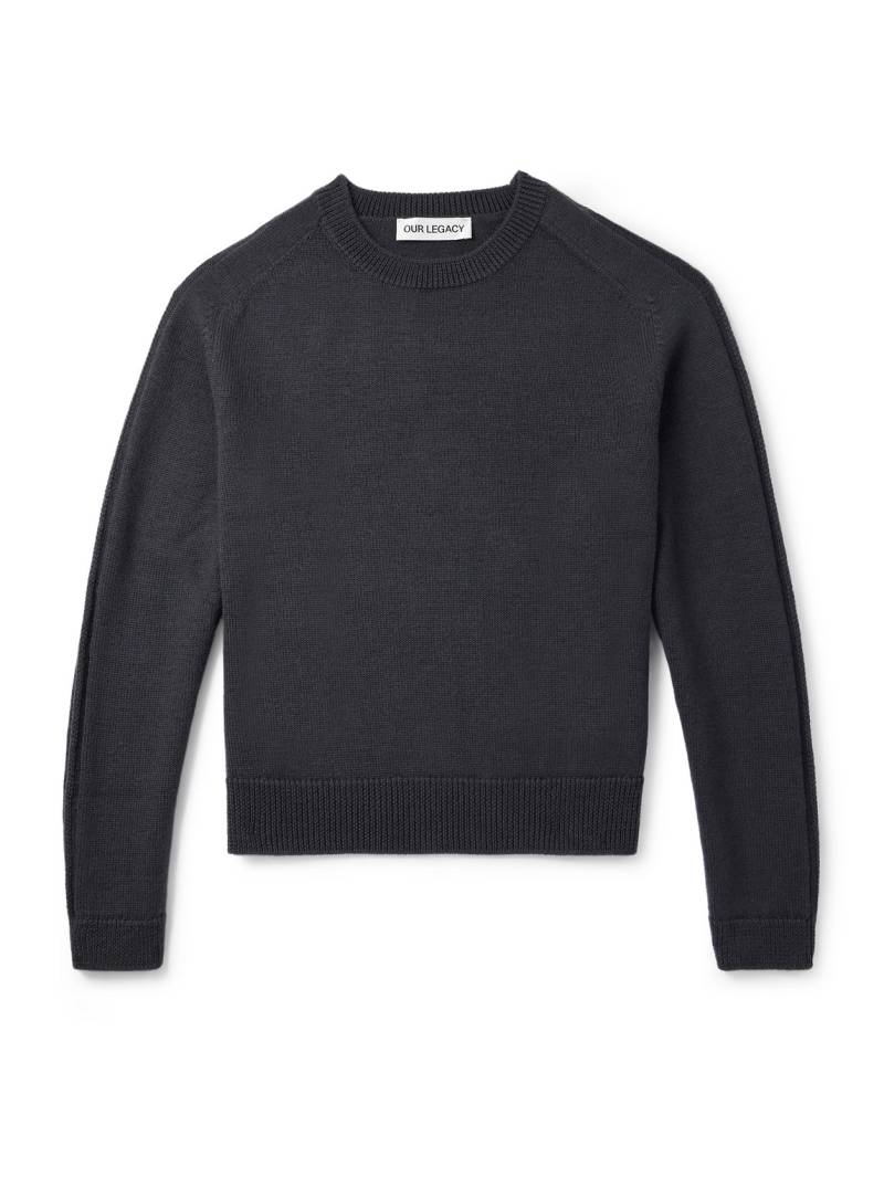 Our Legacy - True Merino Wool Sweater - Men - Black - IT 48 von Our Legacy
