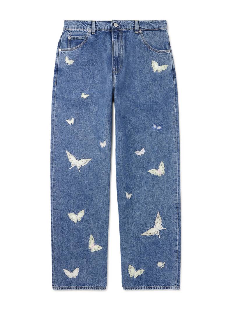 Our Legacy - Vast Wide-Leg Embroidered Jeans - Men - Blue - UK/US 32 von Our Legacy