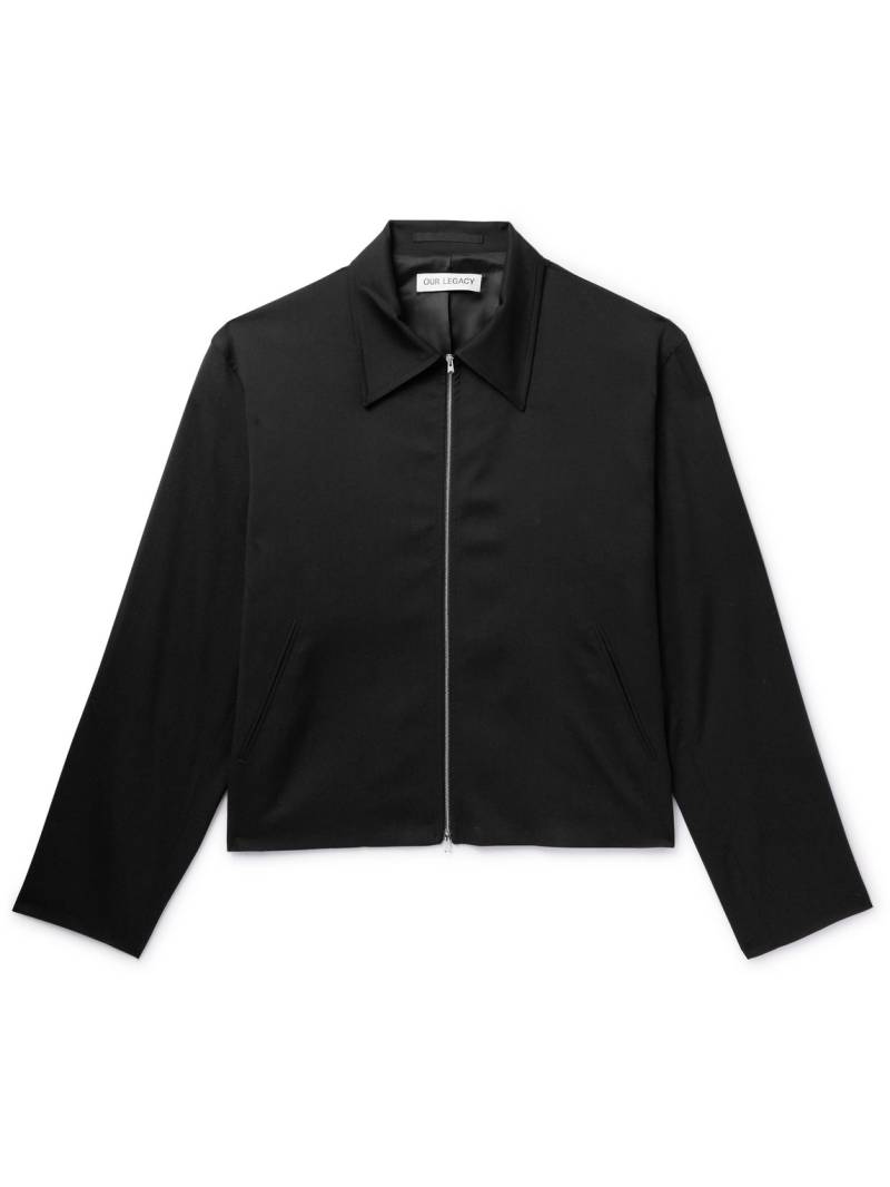 Our Legacy - Wool-Twill Blouson Jacket - Men - Black - IT 46 von Our Legacy