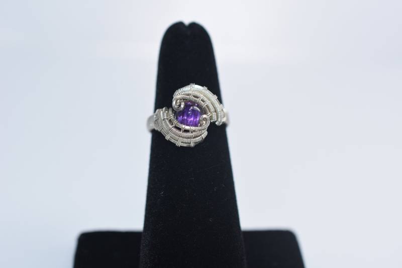 Noyesdesigns Amethyst Draht Umwickelter Ring Noyesdesigns Amethyst Draht Umwickelter Ring von OurInfiniteVisions