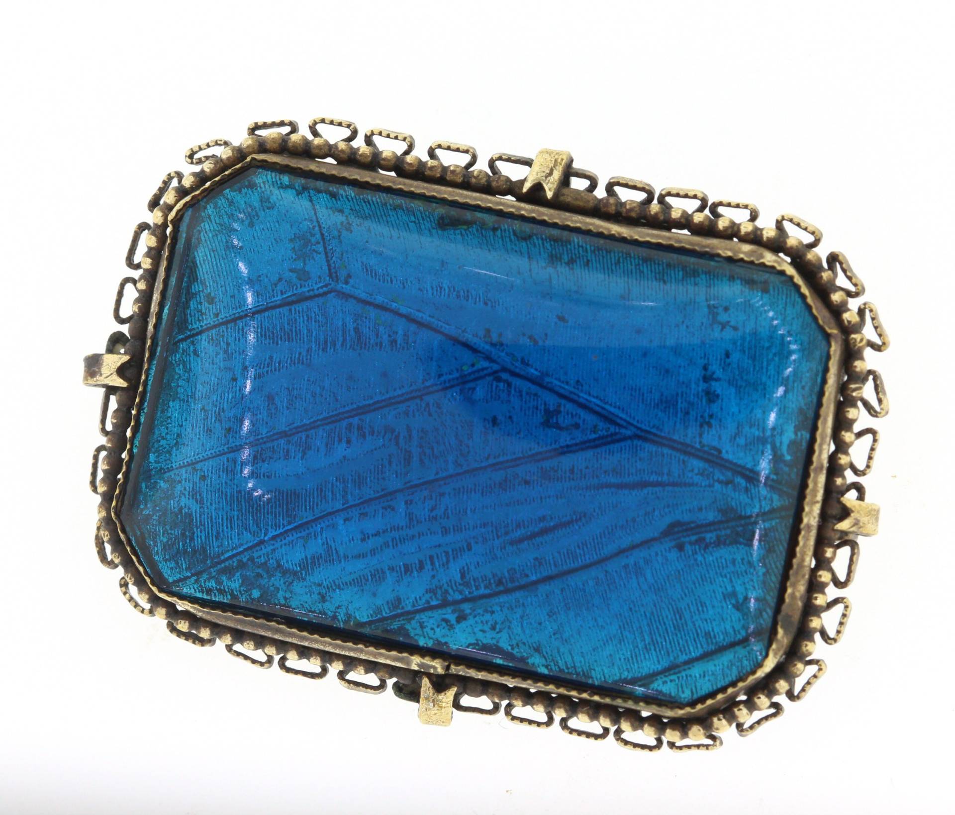 Vintage Schmetterling Flügel Pin, Czechoslovakia Brosche, Art Deco Messing Anstecker von OurPersonalGoldsmith