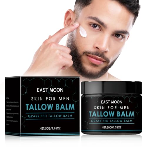 Men's Gesichtscreme Männer - Men's Wrinkle Defense Tallow Balm, Anti-Aging Face Cream - Facial Moisturizer for Wrinkles, für Gesicht Körper Der Glatten Haut Feuchtigkeits Spendend von Ourdort