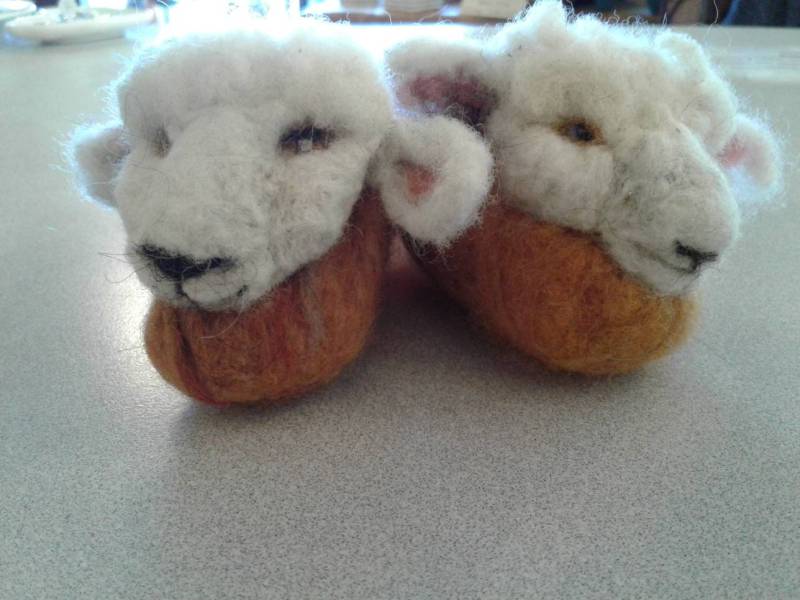 Schaf Booties Schaf Booties von Ourfamilycottagearts