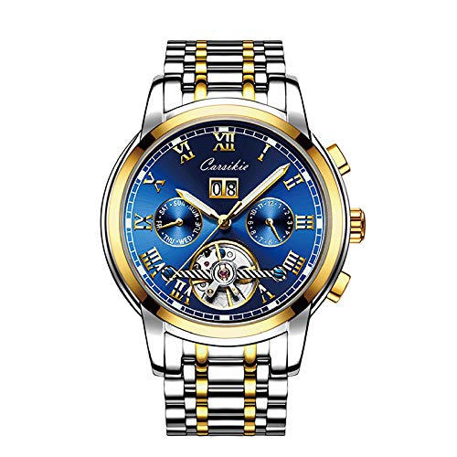 Ourui Smartwatches,Multifunktionale Leuchtende Tourbillon-Hohlautomatik-Herrenuhr Mit Zwei Kalendern, T. von Ourui