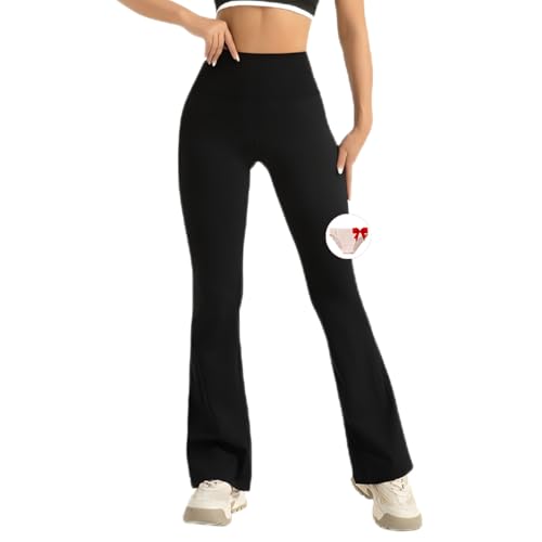 Ouruikia Damen Flare Leggings Hohe Taille Yogahose Sportleggins Weiche Stretch Freizeithose Ausgestellte, Schwarz, XL Ouruikia Damen Flare Leggings Hohe Taille Yogahose Sportleggins Weiche Stretch Freizeithose Ausgestellte, Schwarz, XL von Ouruikia