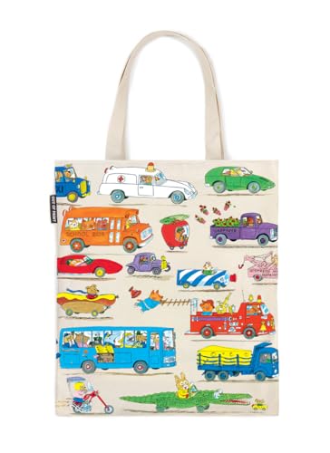 Out of Print Richard Scarry: Cars and Trucks and Things That Go Tragetasche (natürliche Griffe) von Out of Print