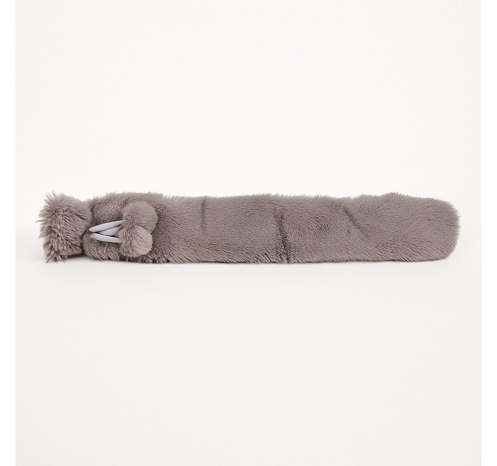 Out of the Blue Wärmflasche Schlauch Wärmflasche 2 Liter 73x12 cm mit Kunstfellbezug, (1-tlg), Extra lange Wärme für pure Entspannung von Out of the Blue