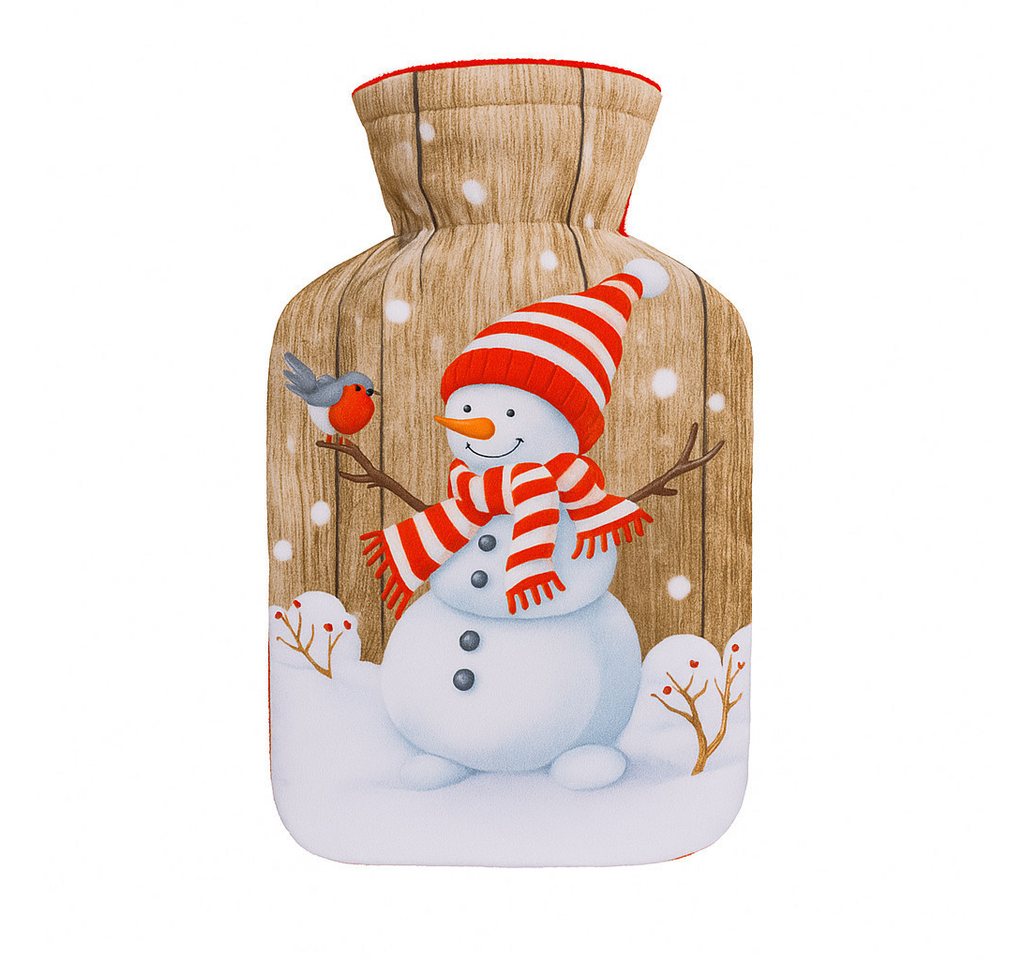Out of the Blue Wärmflasche Weihnachts Wärmflasche 1L mit Motivbezug 26x16 cm 4 Designs, Wärmender Weihnachtsgruß mit Kuschelfaktor von Out of the Blue