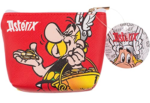 Out of the blue Geldbörse mit Reisverschluss »Asterix« Geldbeutel Portemonnaie Wallet Rot von Out of the blue