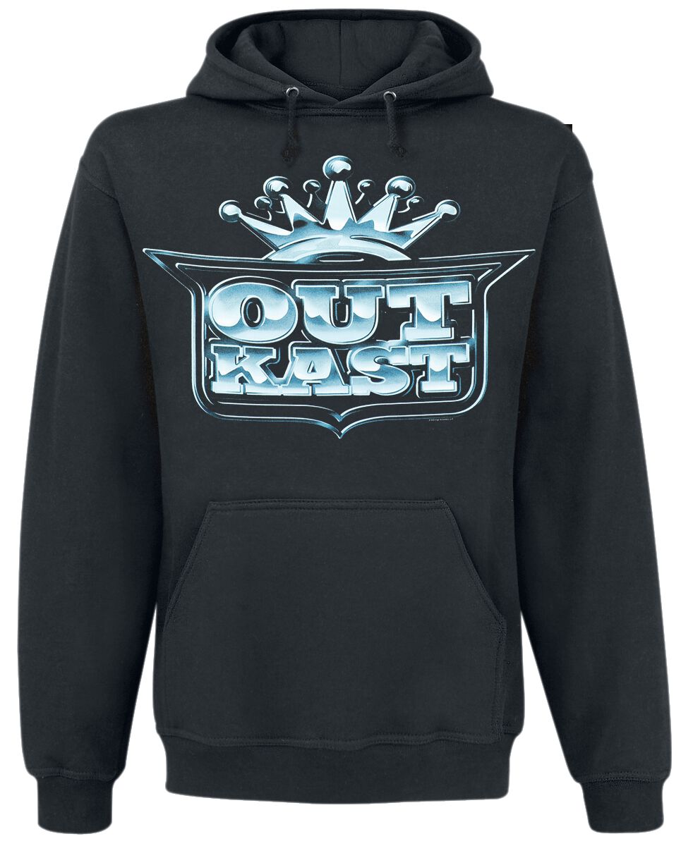 OutKast Kapuzenpullover - Crown - S bis XXL - für Männer - Größe M - schwarz  - Lizenziertes Merchandise! von OutKast