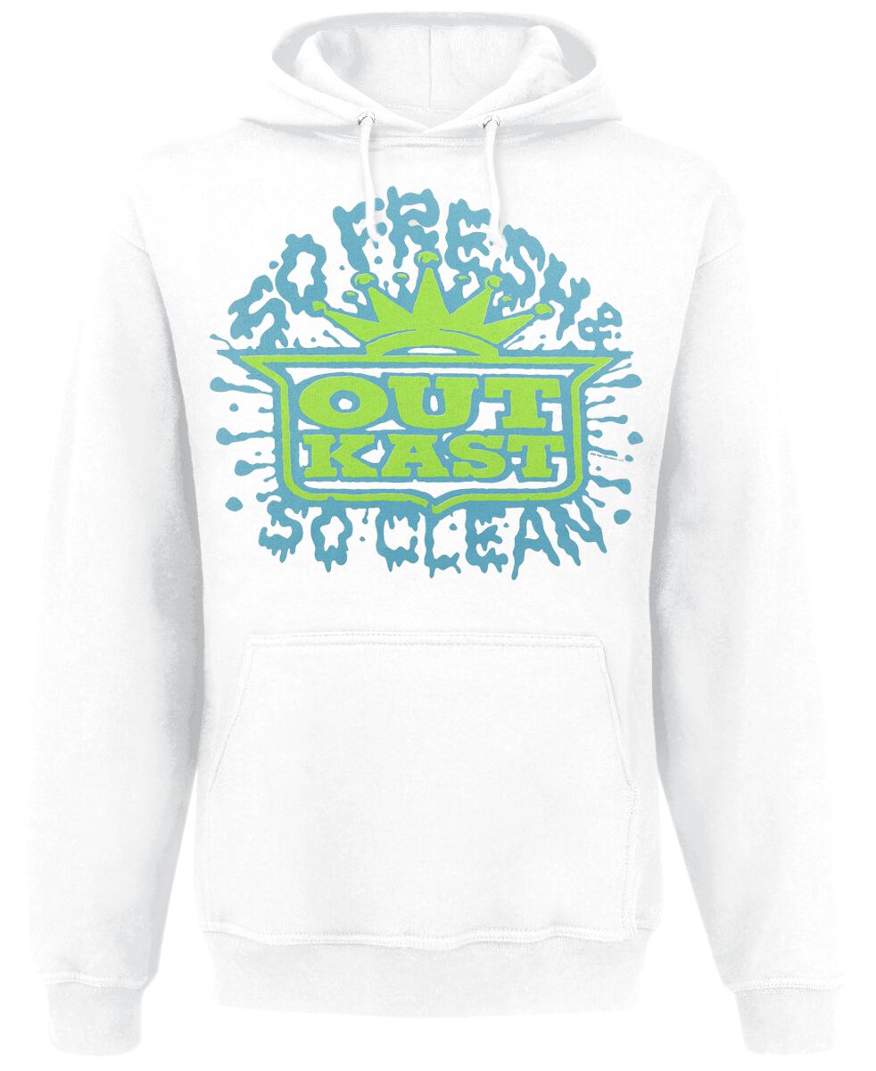 OutKast Kapuzenpullover - So Fresh So Clean - S bis XXL - für Männer - Größe XL - weiß  - Lizenziertes Merchandise! von OutKast