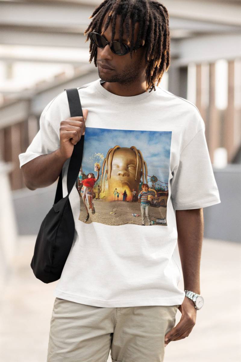 Travis Scott Astroworld, T-Shirt in Weiß von OutOfOfficeEE
