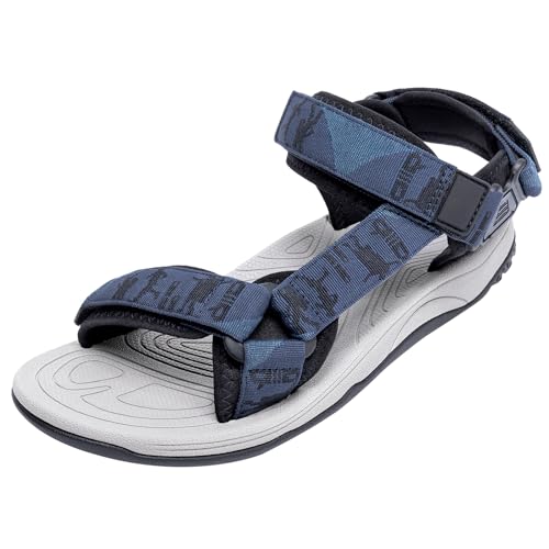 OutPro Herren Sport Sandalen Strand Trekkingsandalen mit Klettverschluss Wander- und Outdoor-Sandalen Beach Outdoorsandalen von OutPro