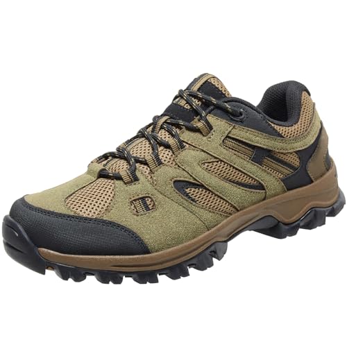 OutPro Herren-Wanderschuhe, Low-Top-Walking-Wanderschuhe für Herren, Outdoor-Knöchelunterstützung, atmungsaktive Trekking-Trails-Schuhe, Wander-Sneaker von OutPro