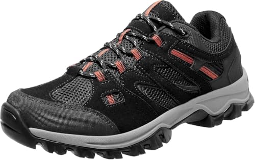 OutPro Wanderschuhe Herren, Trekkingschuhe Low-Top für Herren, Outdoor-Knöchelunterstützung, Atmungsaktive Hiking-Trails-Schuhe, Wander-Sneaker von OutPro